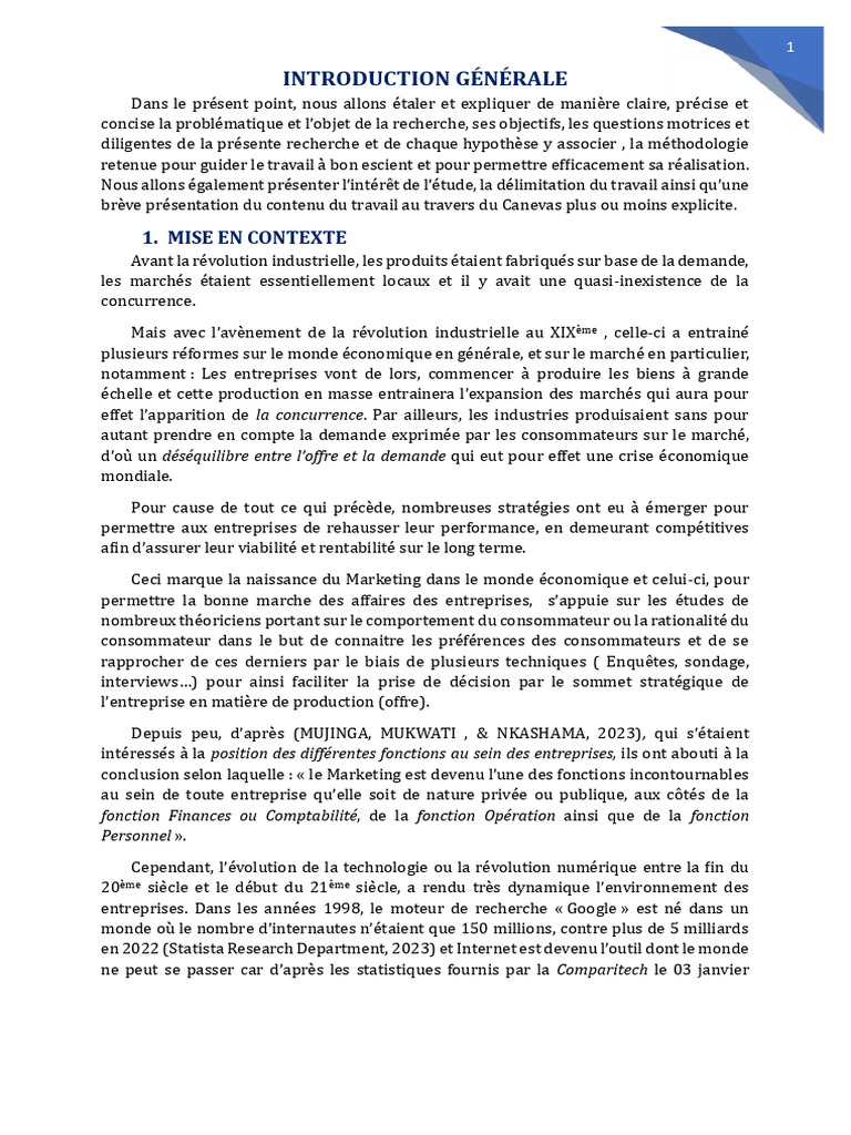 Marketing Digital en RDC : Stratégies et Impact | PDF | Marketing