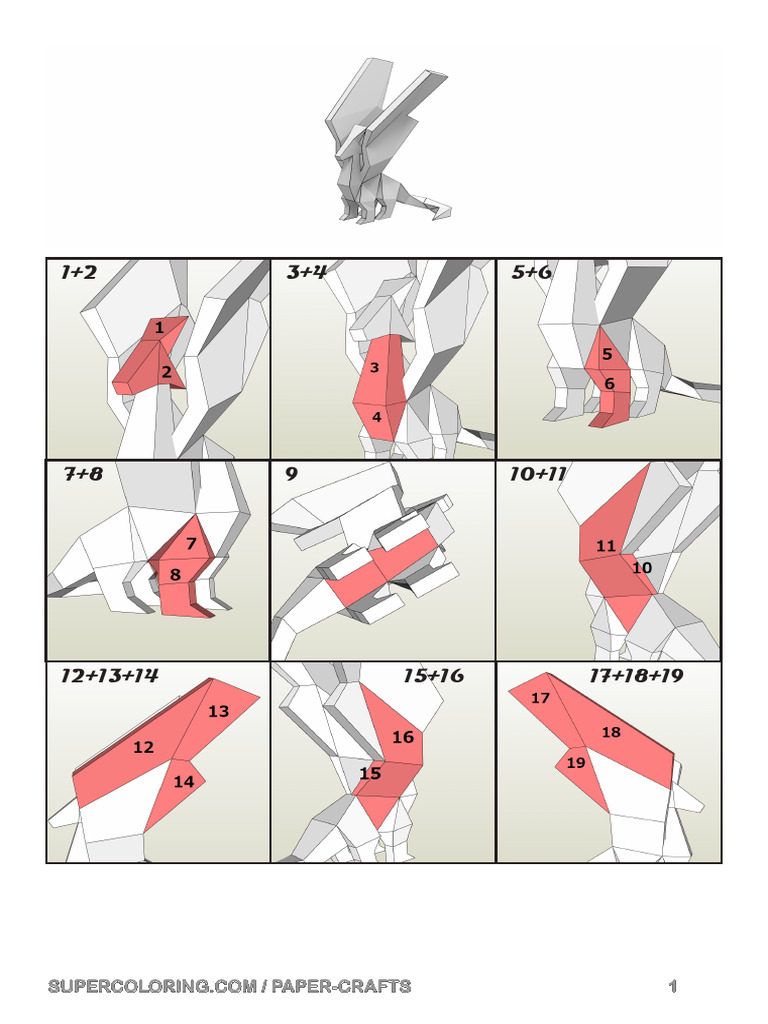 Dragon Paper Crafts Pdf