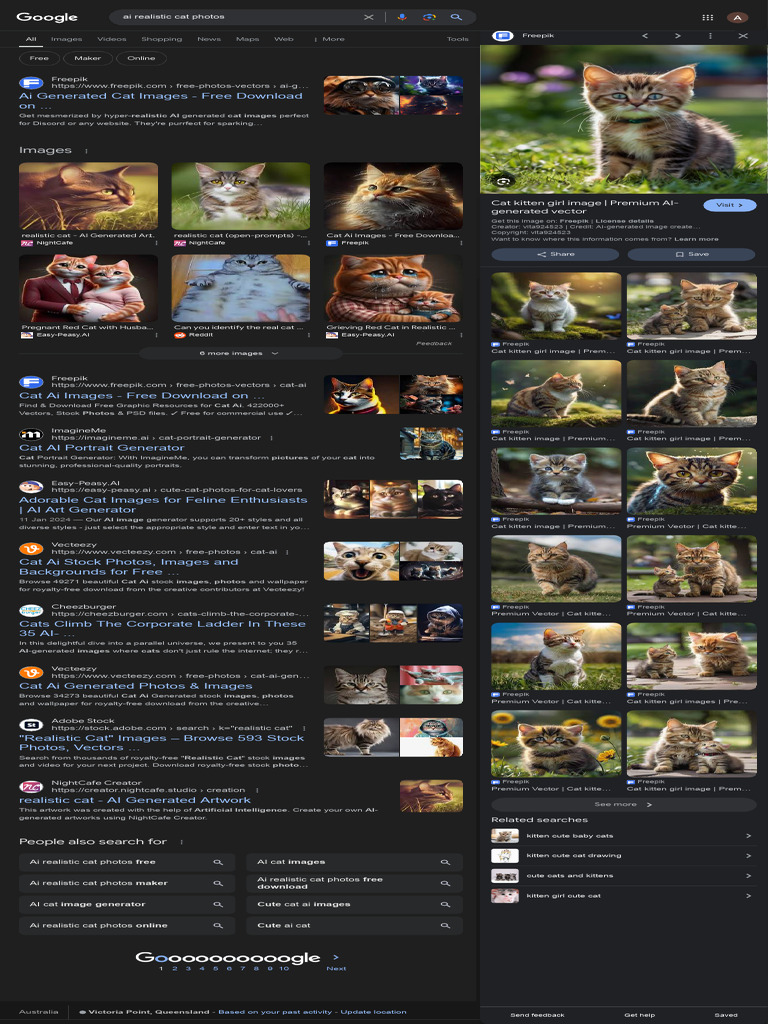 Ai Realistic Cat Photos - Google Search 2 | PDF
