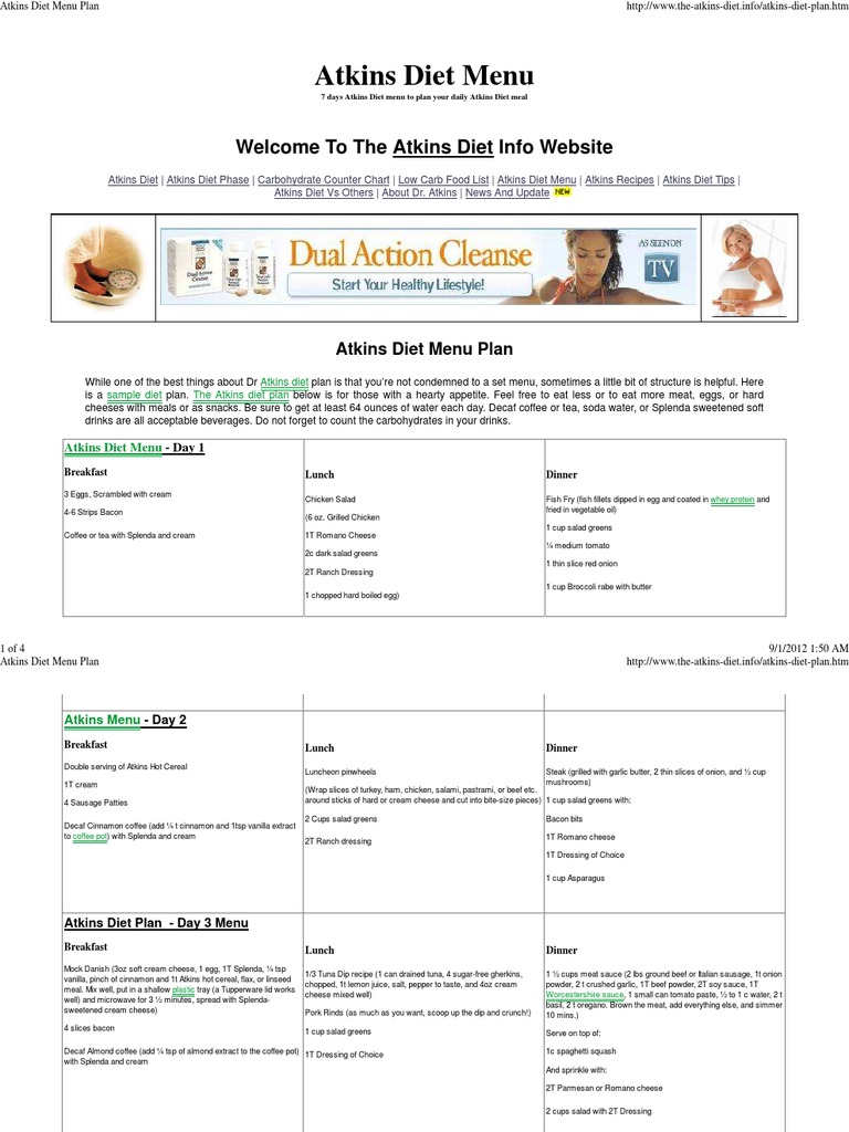 Atkins Diet Plan: A Transformative Approach to Healthy Living
