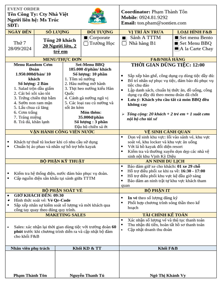 BEO -CTY Nhà Việtl | PDF
