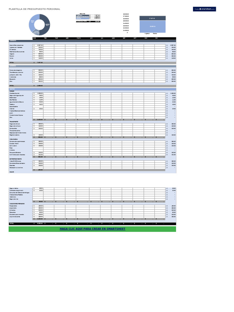 Ic Personal Budget Template 8823 Es Pdf