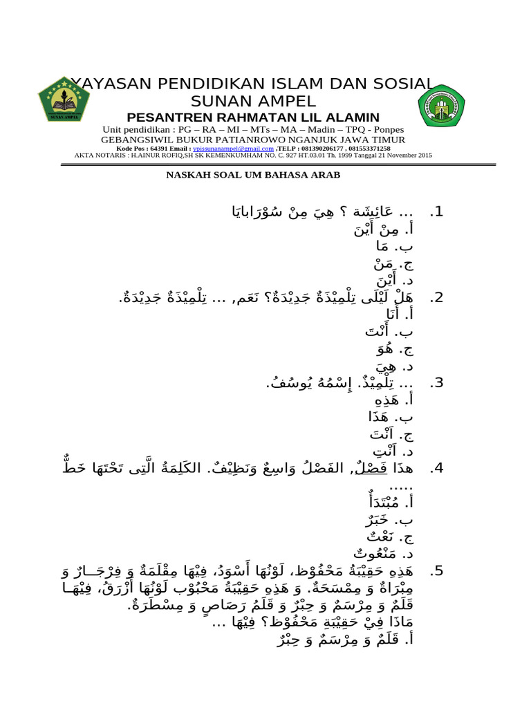 Bahasa Arab Pdf