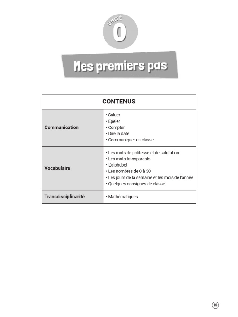 Mes Premiers Pas | PDF