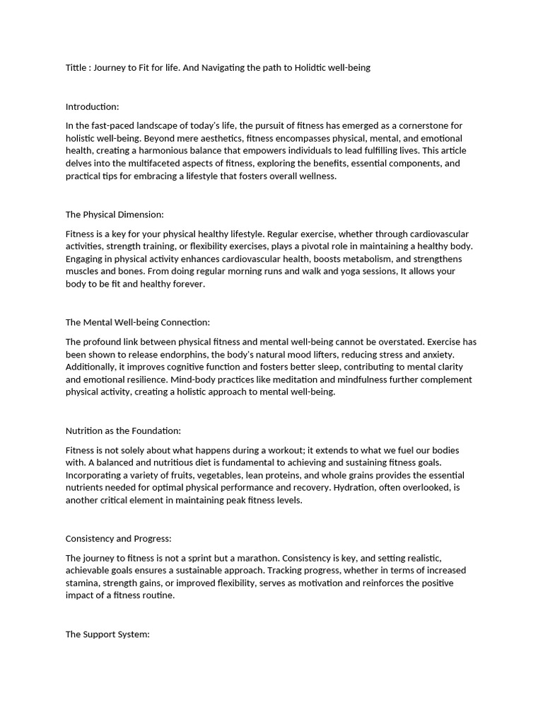 Fit for life pdf