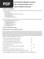 Grade 6 EQAO Practice Test Sample | PDF