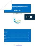 Lettre Électronique Janvier 2012