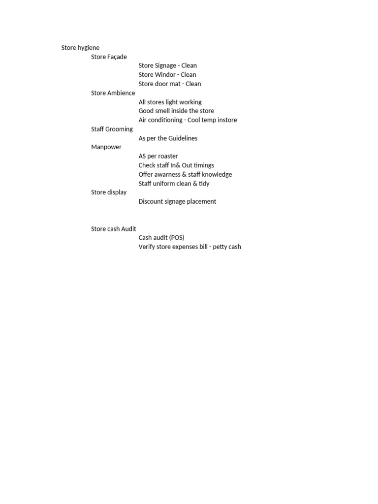 area-manager-check-list-pdf