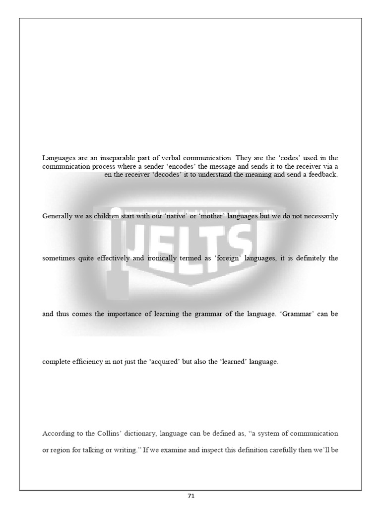12.importance of Grammar in Learning English As A Second Language | PDF
