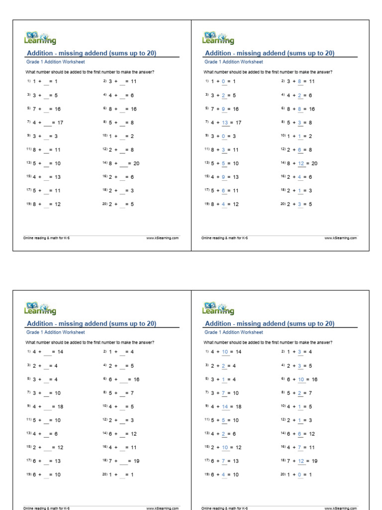 !druk Ilovepdf - Merged Grade-1-Adding-Combinations-Of-Ten (7 Files ...