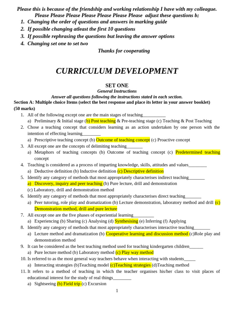 Curriculum Development Guide | PDF | Educational Assessment | Validity ...