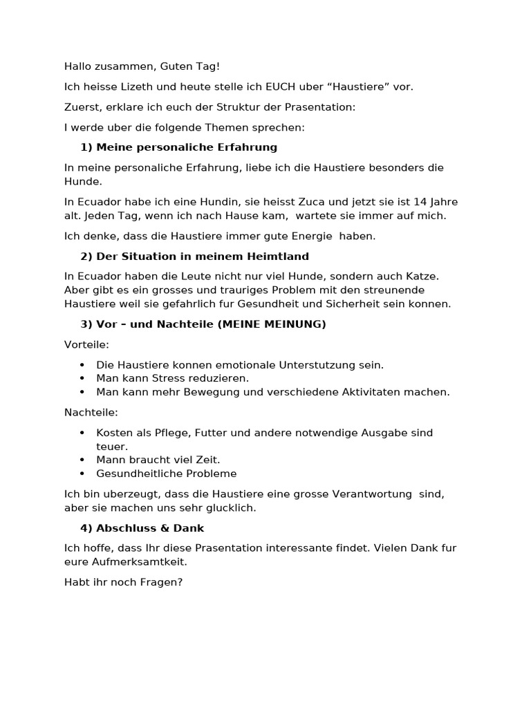 Hallo Zusammen | PDF