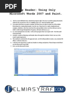 Download Tutorial Of Making SUPERB Blog HEADER using Microsoft Word and Paint by Helmi Asyraf SN7775822 doc pdf