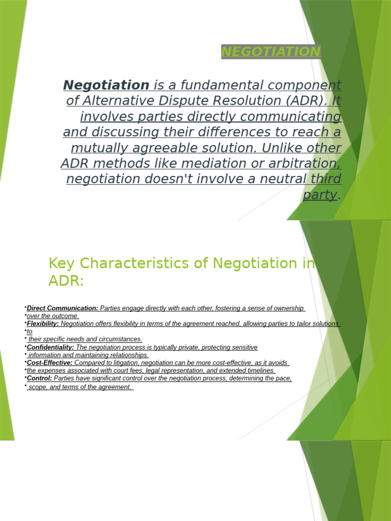 Negotiation | PDF
