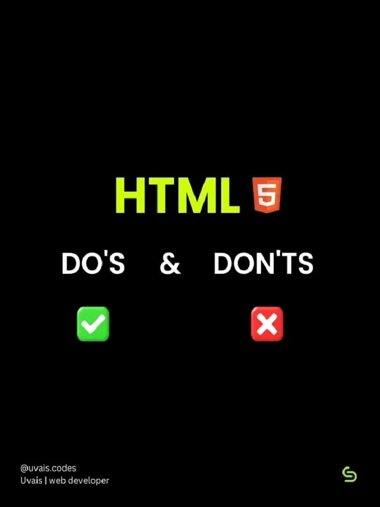 HTML Css Good Practices | PDF