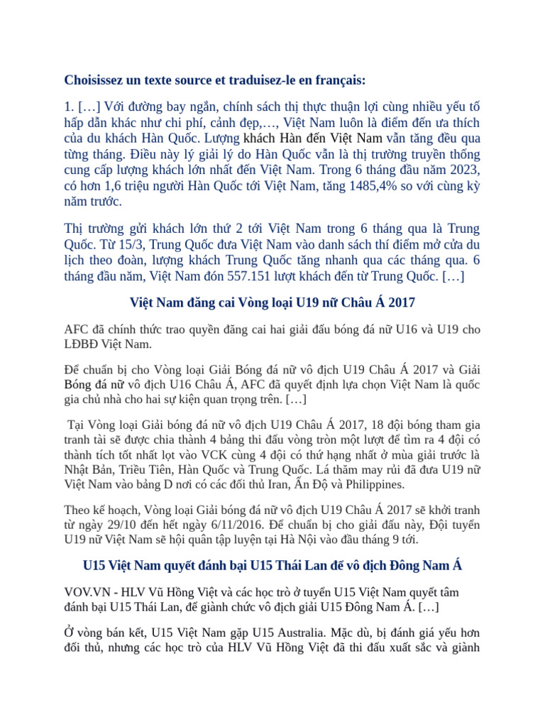 Textes traduire pdf