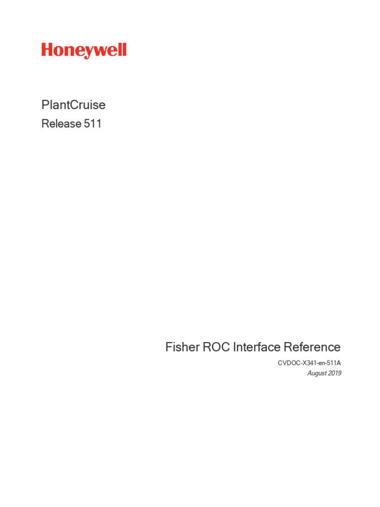 Fisher ROC Interface Reference - CVDOC-X341-en-511A | PDF