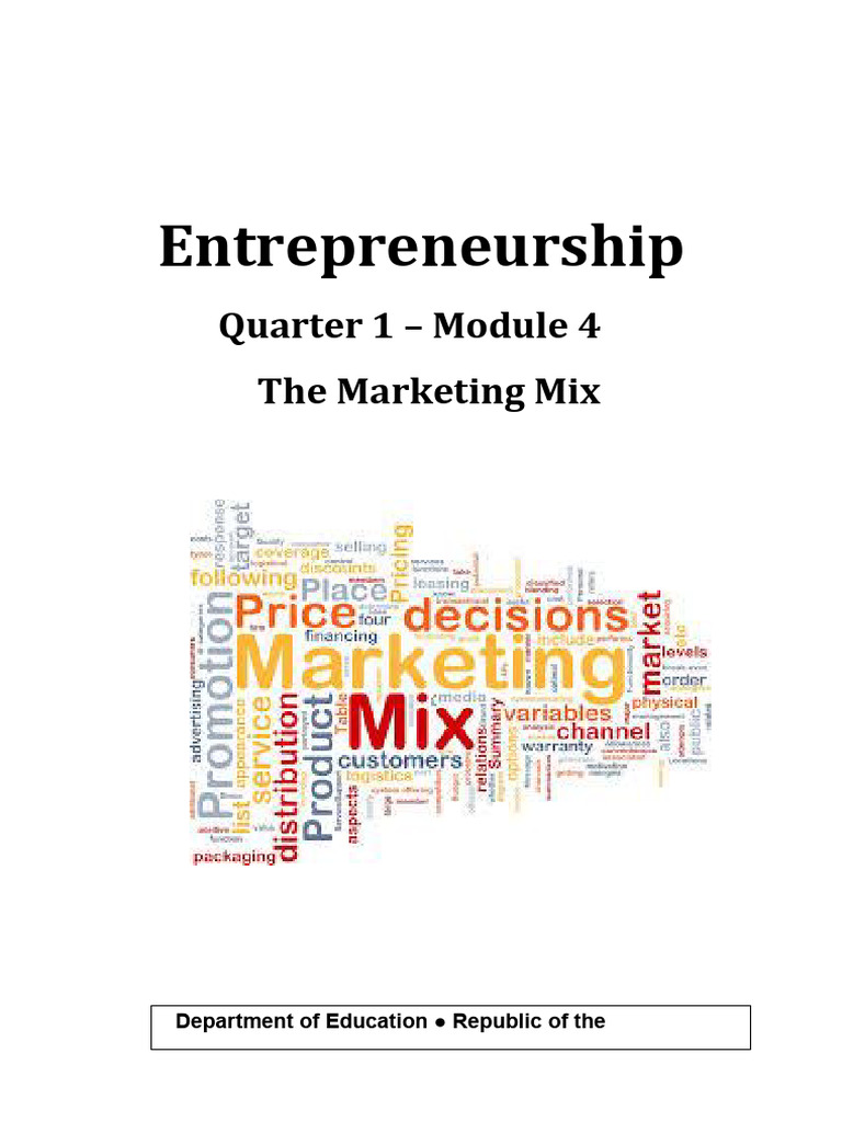 ENTREPRENEURSHIP Week 7 8 | PDF