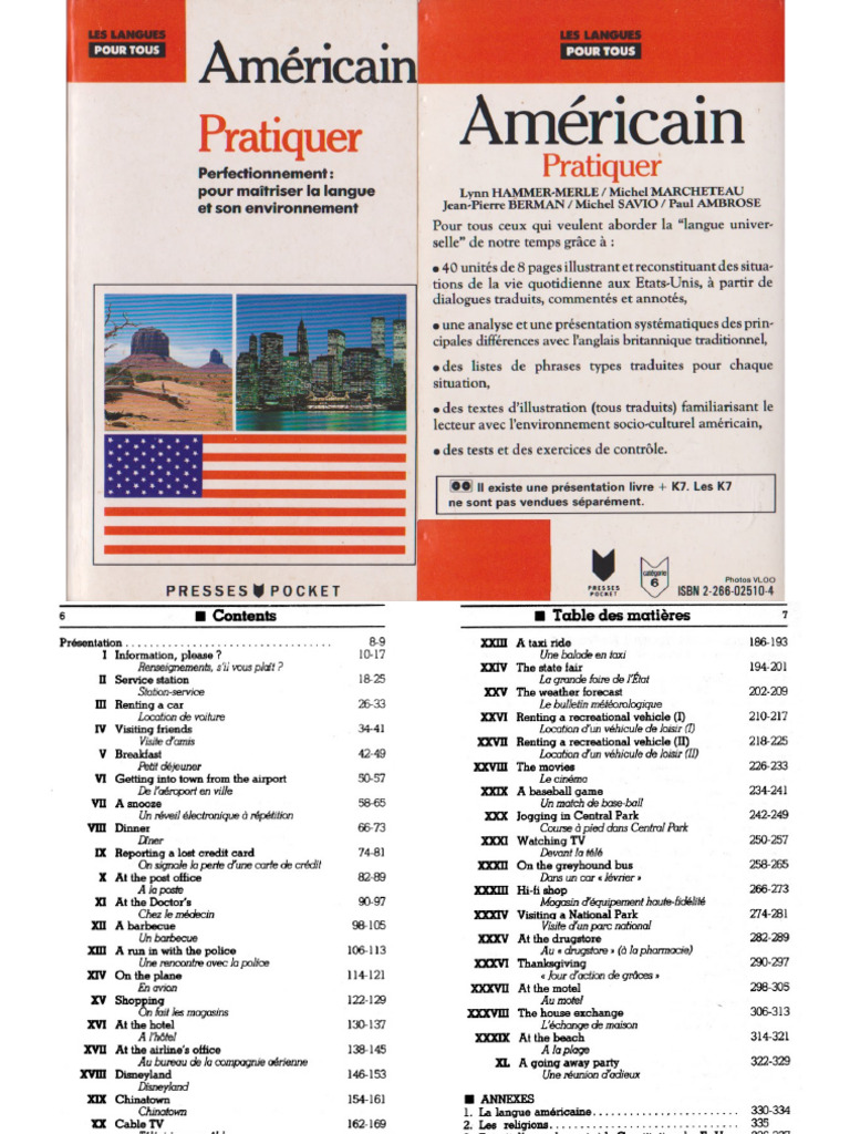 PRATIQUER L’AMERICAIN Pratiquez l'américain en 40 leçons - Lynn Hammer-Merle