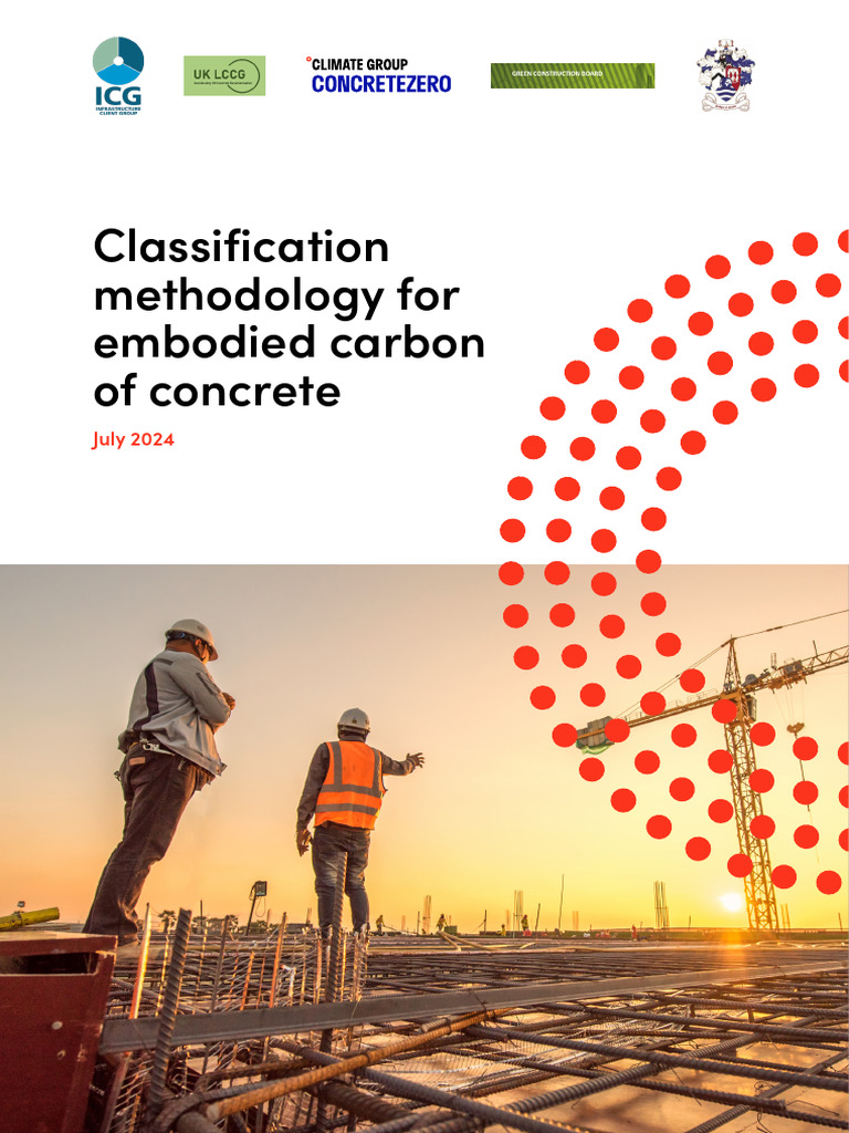 ConcreteZero - Classification Methodology For Embodied Carbon | PDF