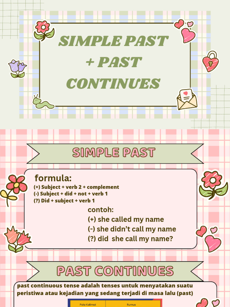 Simple Past and Past Continues | PDF
