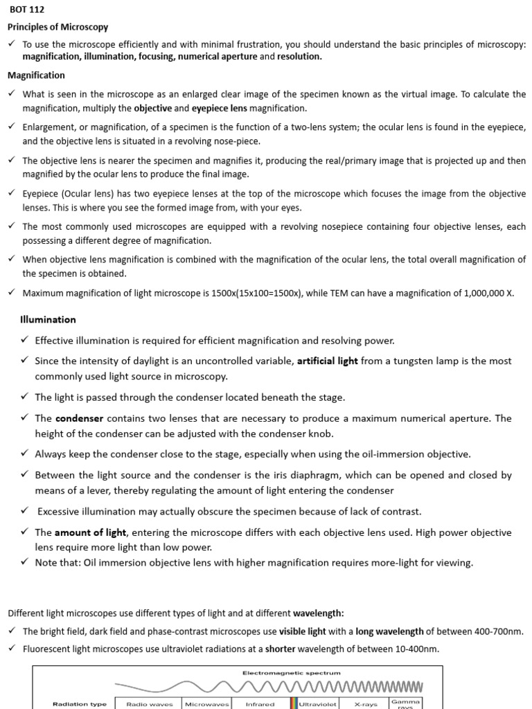 BOT 112 Lecture 3 | PDF