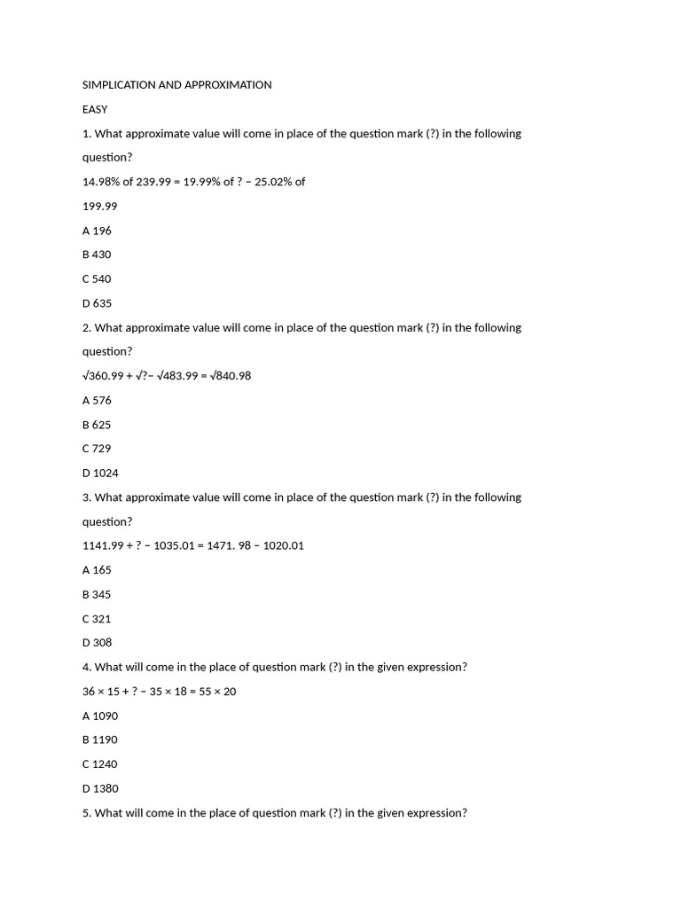 Simplication and Approximation | PDF