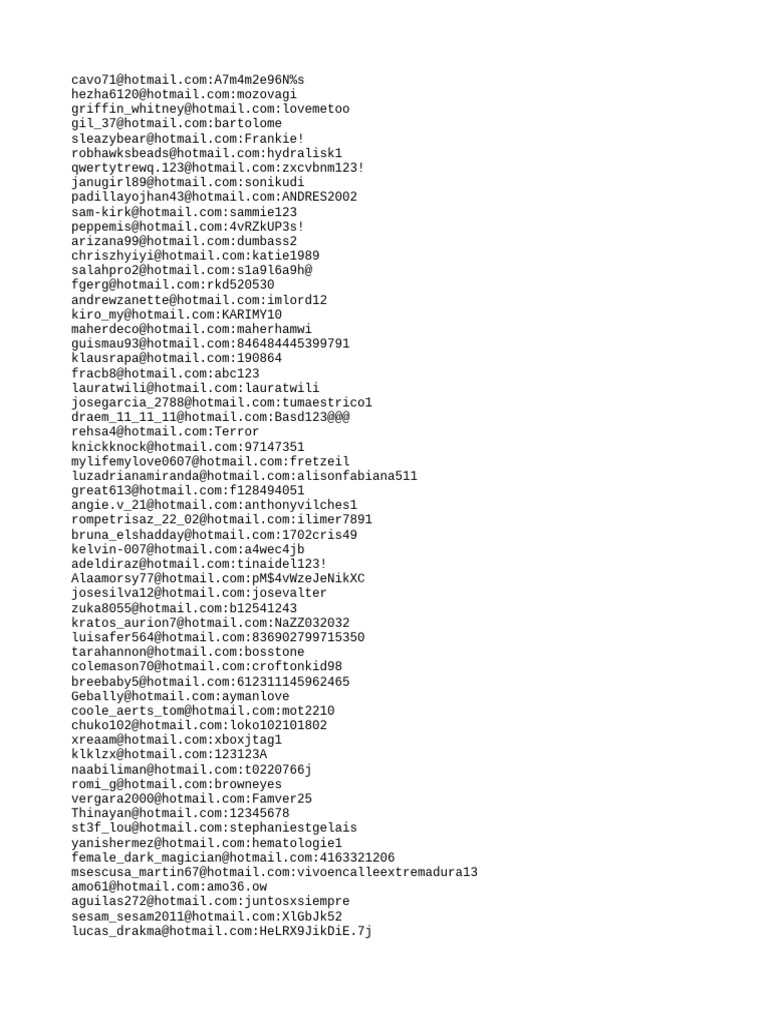 Hotmail Valid | PDF