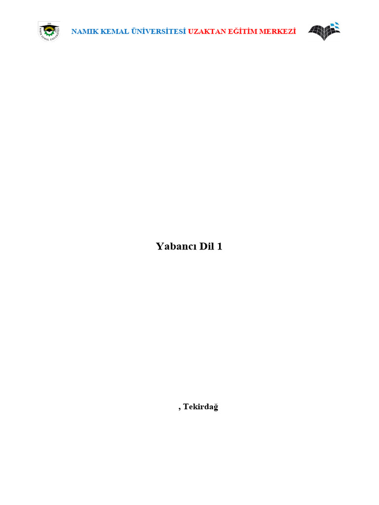Yabanci Dil | PDF