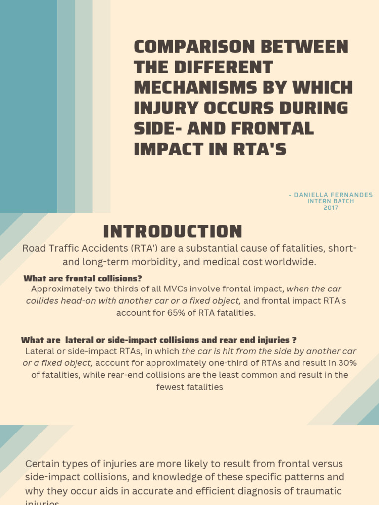 Compare The Different Mechanisms by Which Injury Occurs During Side ...