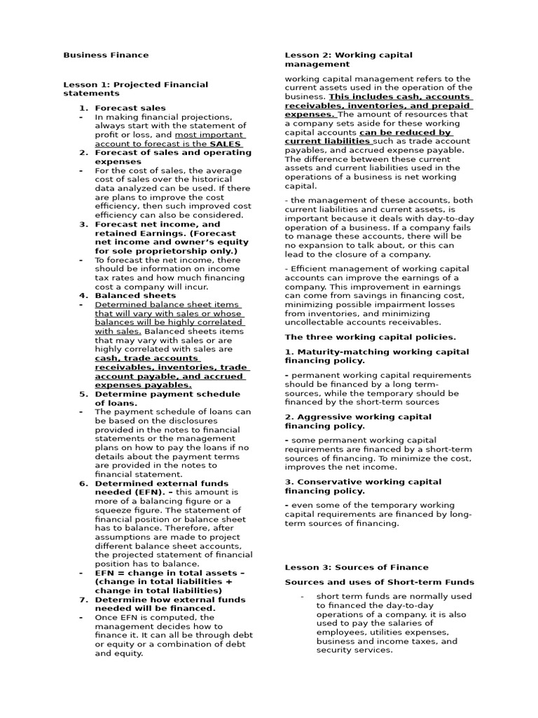 Business Finance | PDF