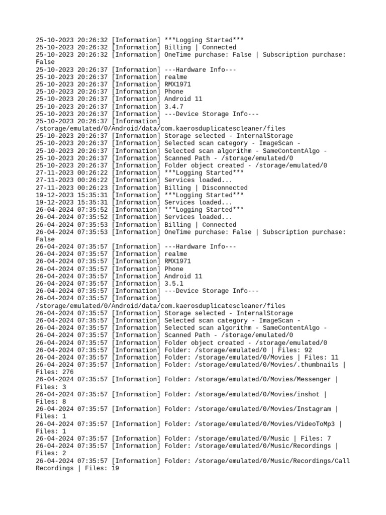 Log | PDF