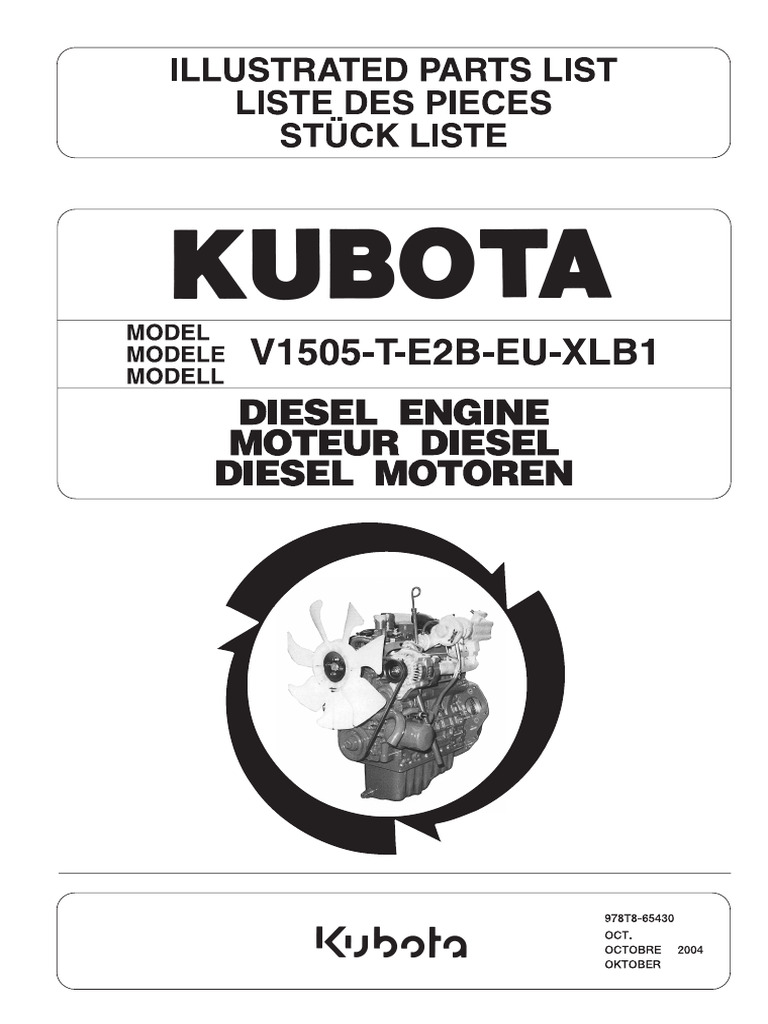 KUBOTA V1505 PARTS MANUAL PDF intelligence overview