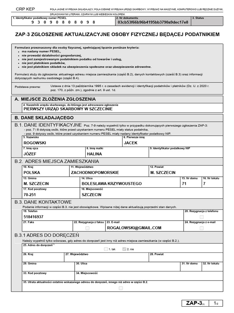 Form 020920242243 | PDF