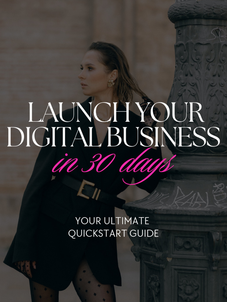 Launch Your Digital Business in 30 Days | PDF