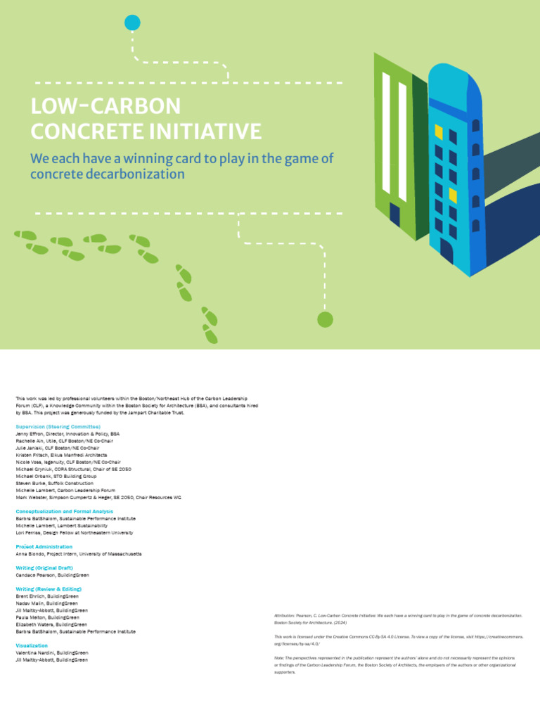 BSA Low Carbon Concrete Report Final | PDF