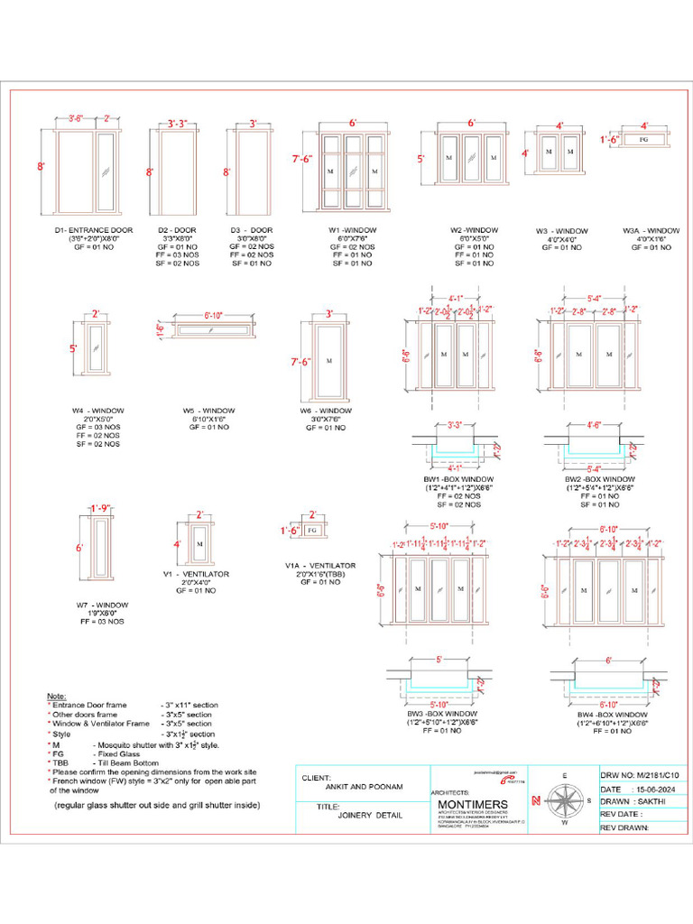 Door Window Details | PDF