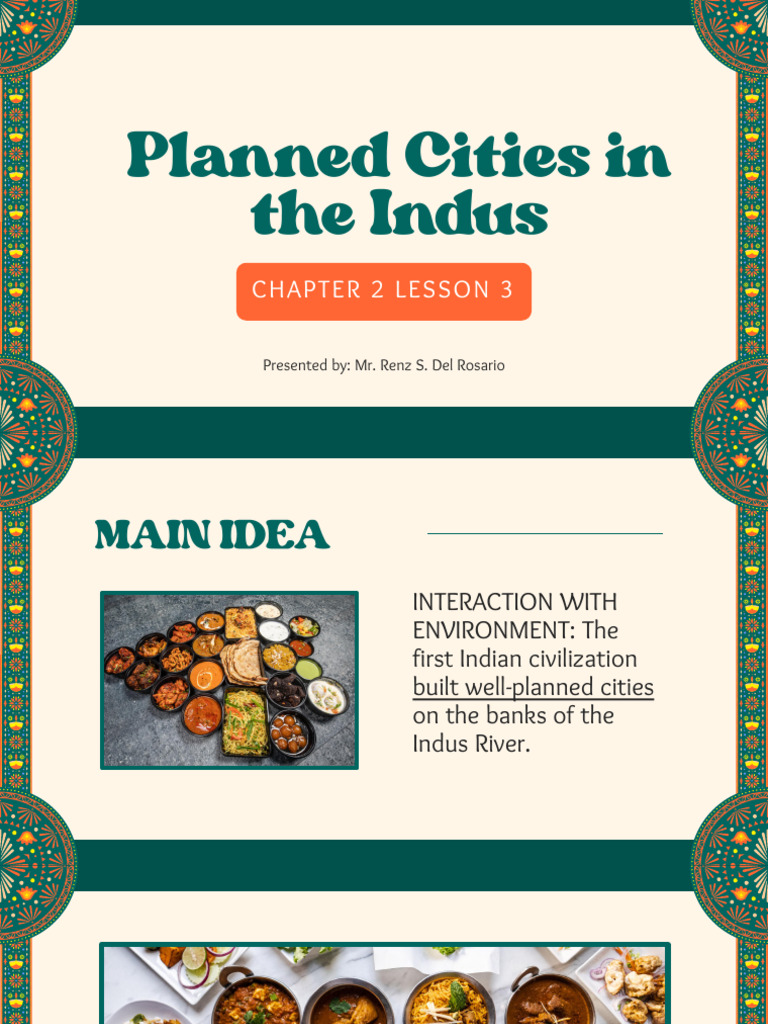 Chapter 2 Lesson 3 Planned Cities in The Indus | PDF