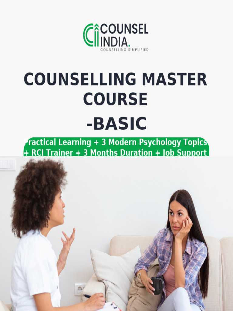 Counseling Master Course - Basic | PDF
