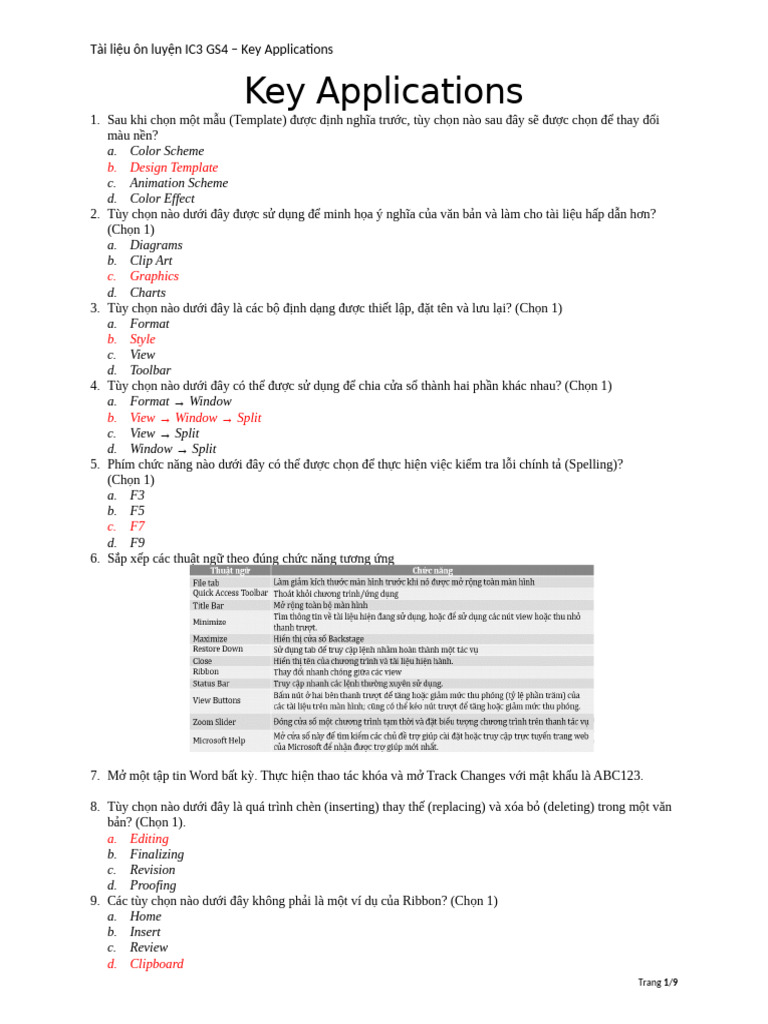 IC3 GS4 Questions - KA - Newest | PDF