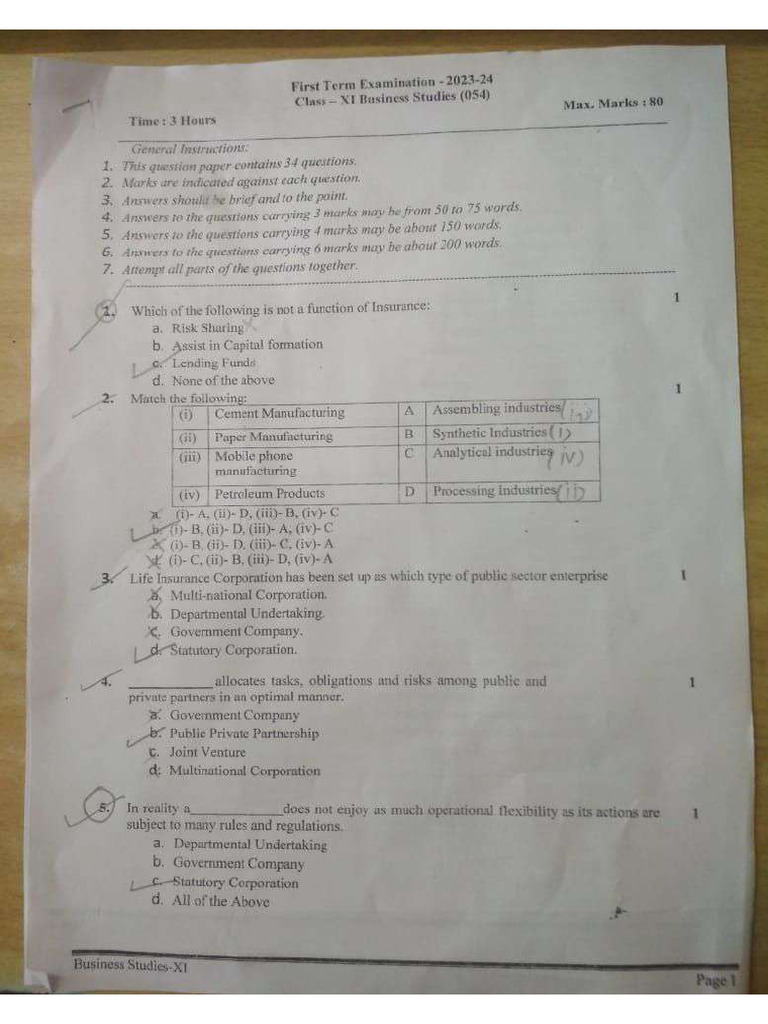 Business First Term Paper | PDF