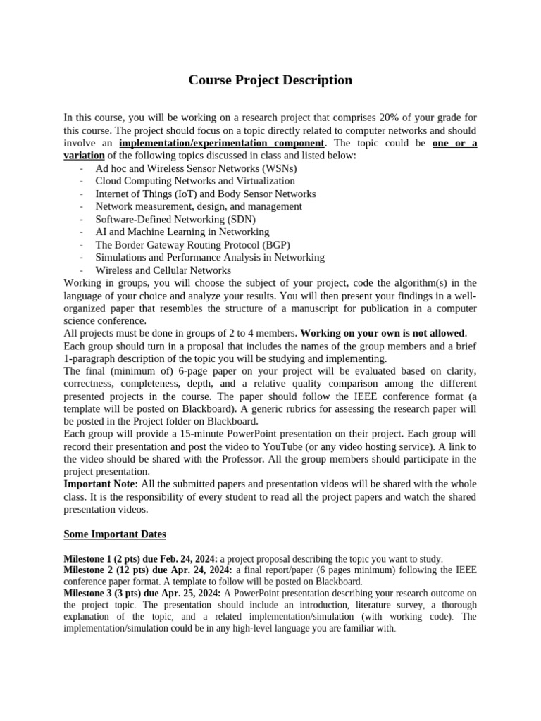 Dummy Project Description