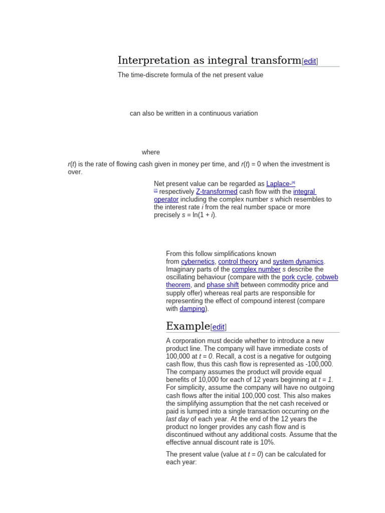 Interpretation As Integral Transform Pdf