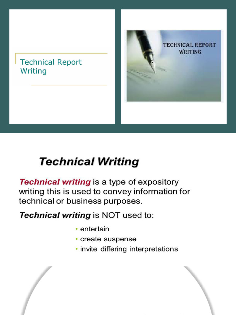 Technical Report Writing | PDF