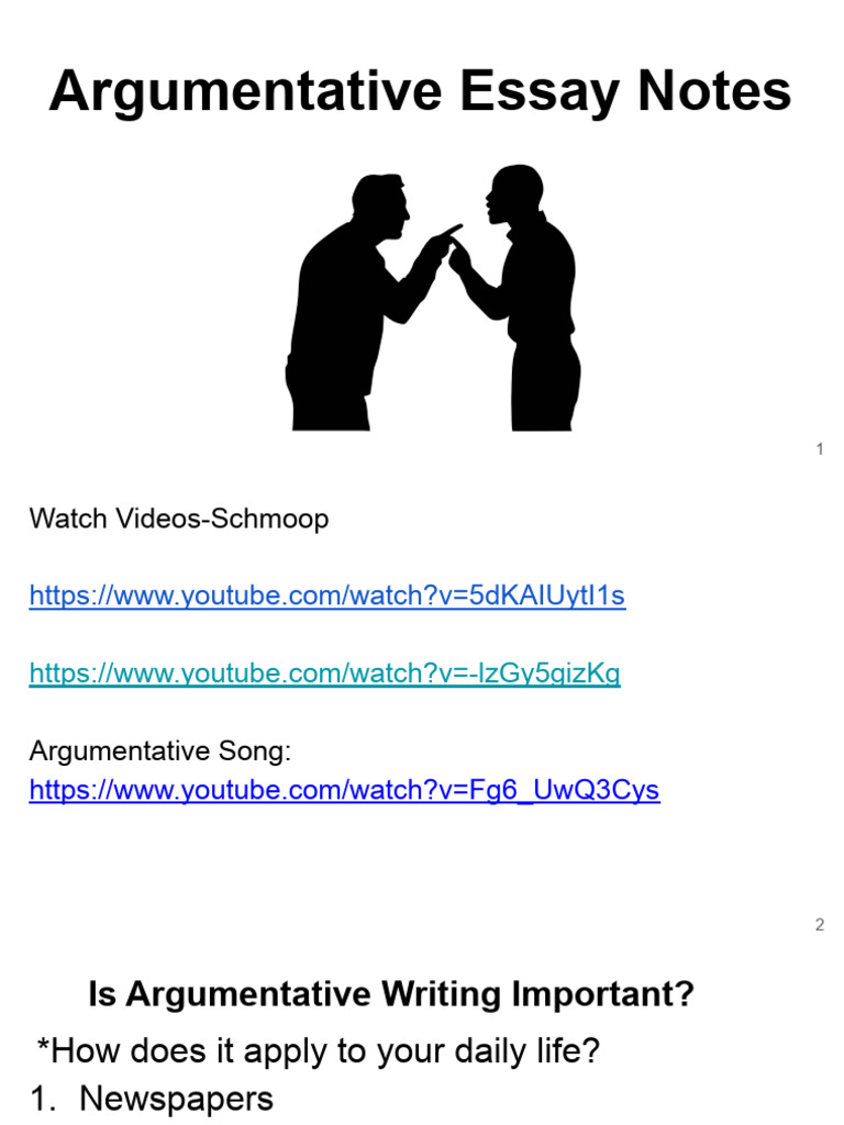 Argumentatation | PDF