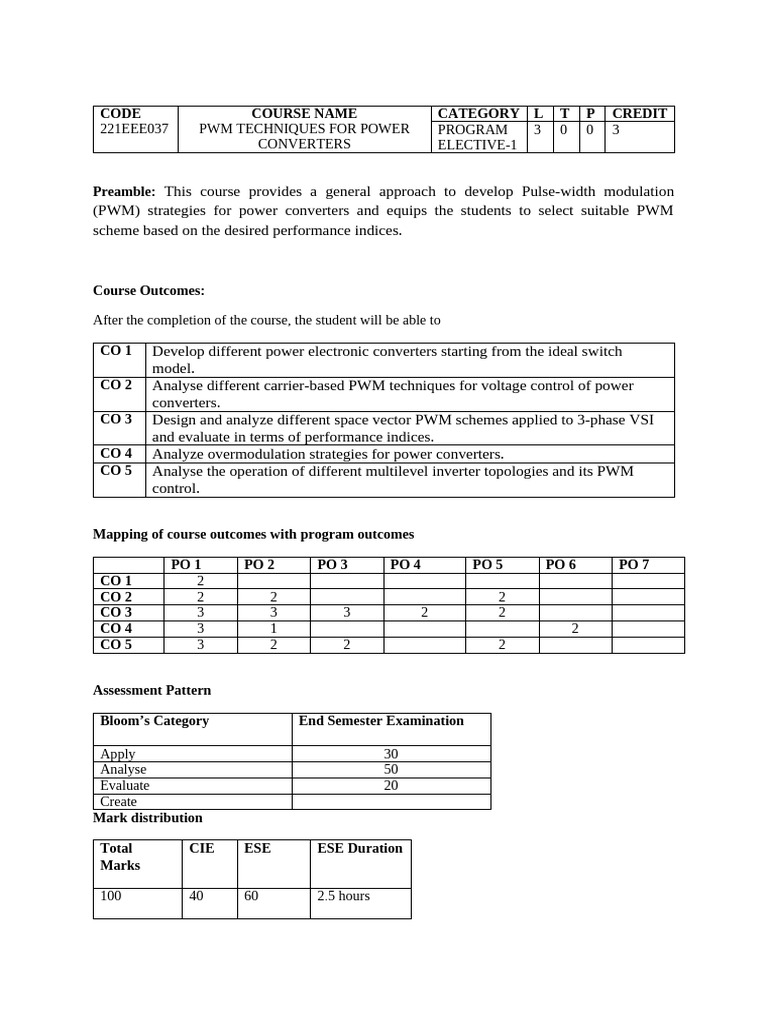 221eee037 - PWM Techniques For Power Converters | PDF