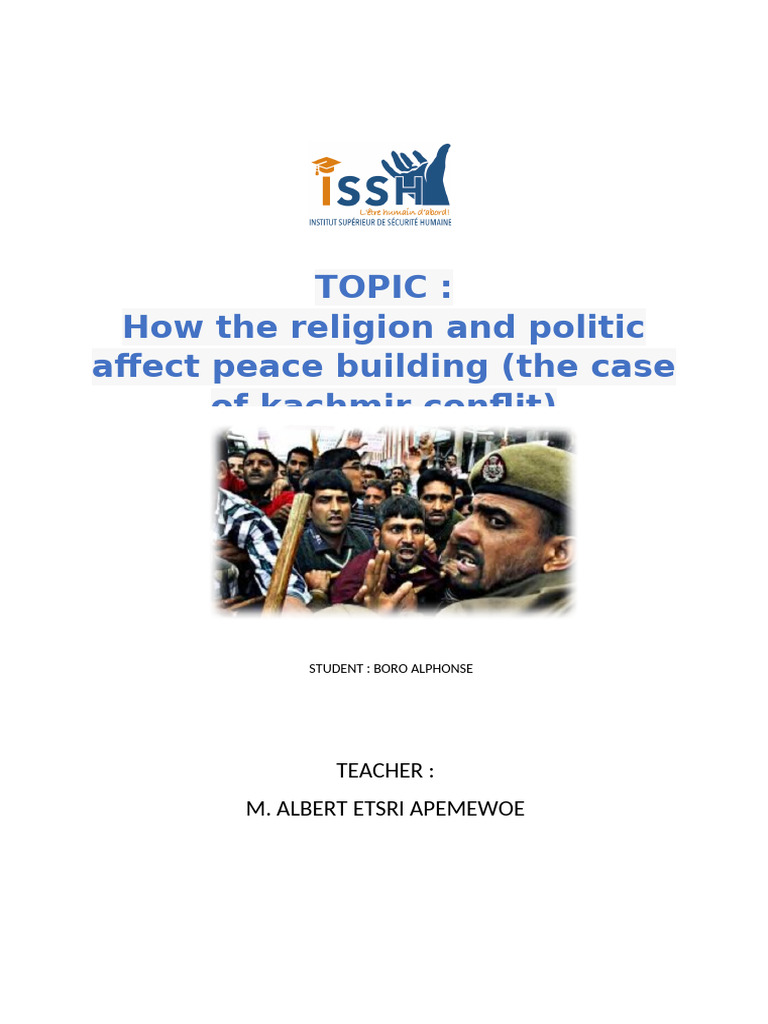 How The Religion and Politic Affect Peace Building | PDF