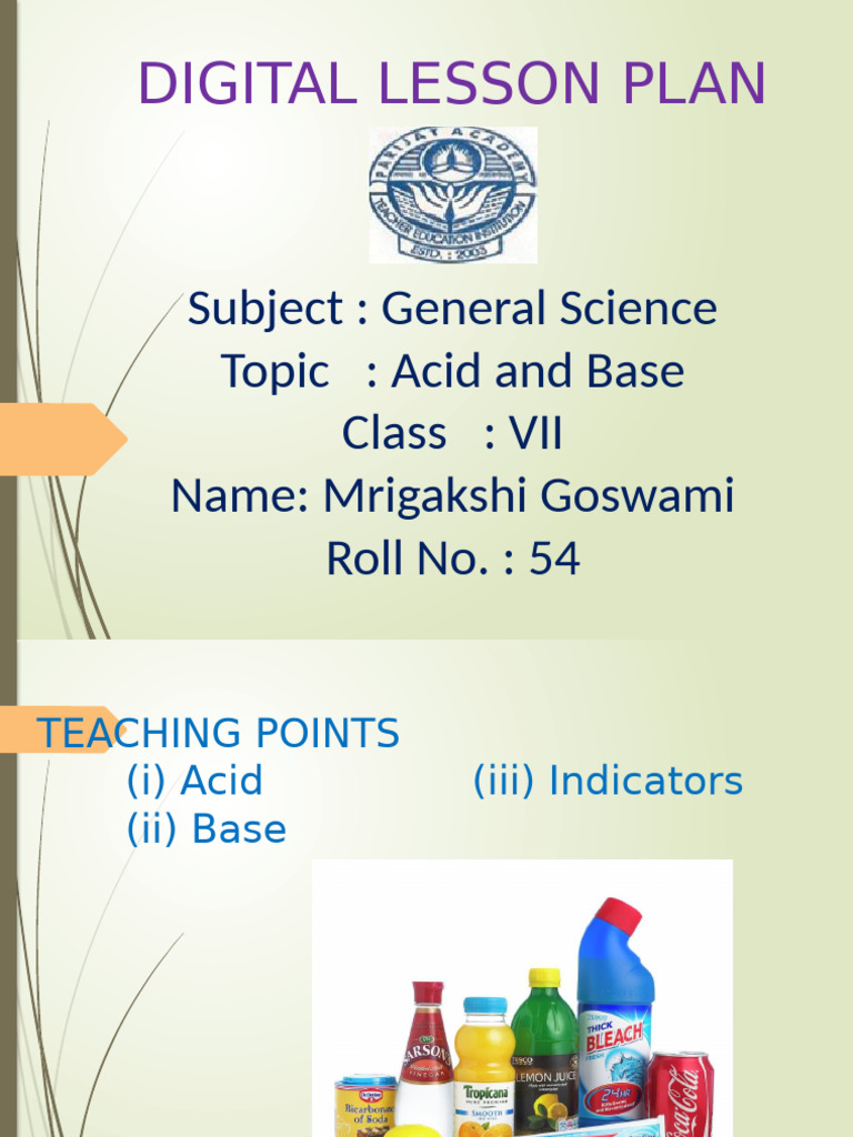 Sci DIGITAL LESSON PLAN | PDF | Career & Growth | Cooking, Food & Wine