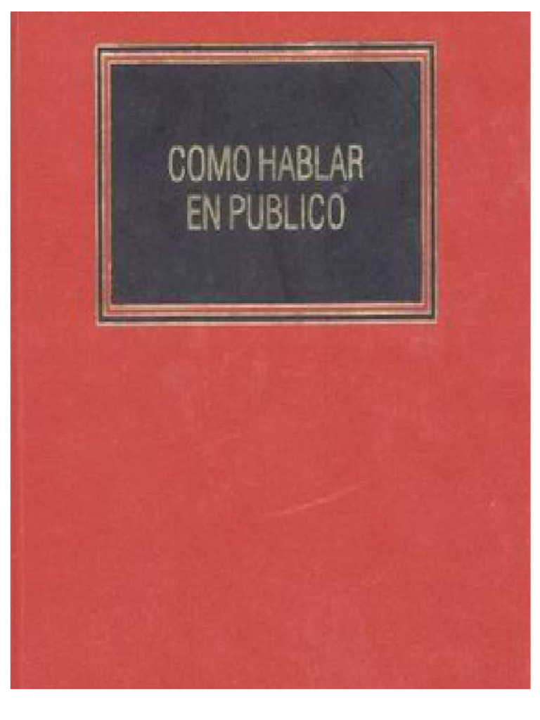 Aaa Como Hablar En Publico Pdf