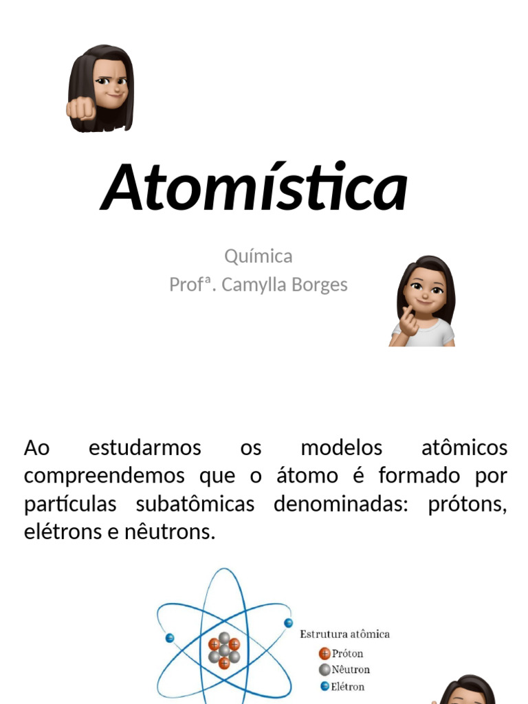 Atomística - Slide | PDF